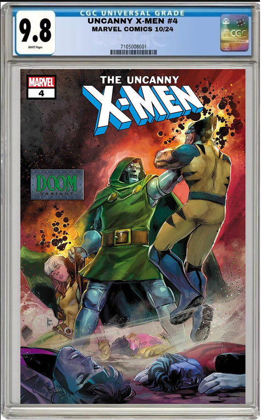 UNCANNY X-MEN #4 MARVEL ROD REIS DOOM VARIANT 2024 CGC 9.8 NM PRESALE