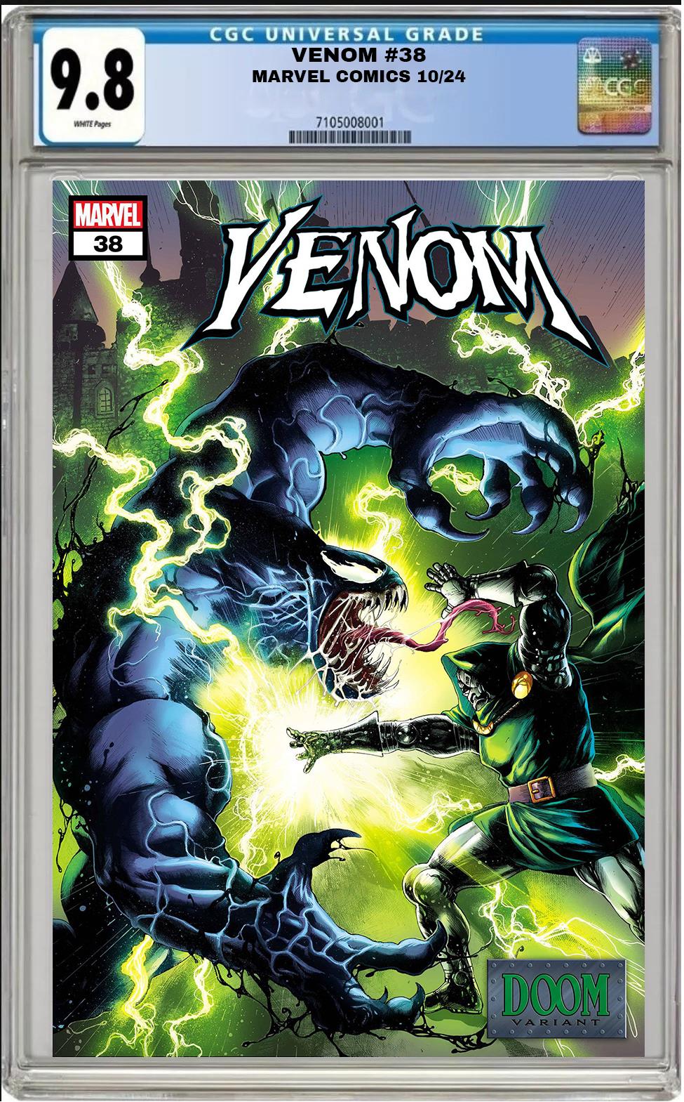 VENOM #38 MARVEL CARLOS MAGNO DOOM VARIANT 2024 CGC 9.8 NM PRESALE