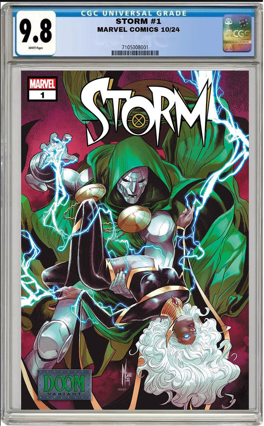 STORM #1 MARVEL 2024 MARCO CHECHETTO DOOM VARIANT CGC 9.8 NM