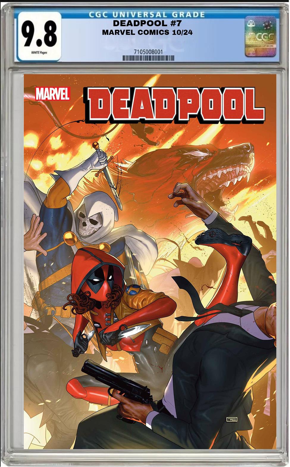 DEADPOOL #7 MARVEL TAURIN CLARKE MAIN COVER 2024 CGC 9.8 NM PRESALE