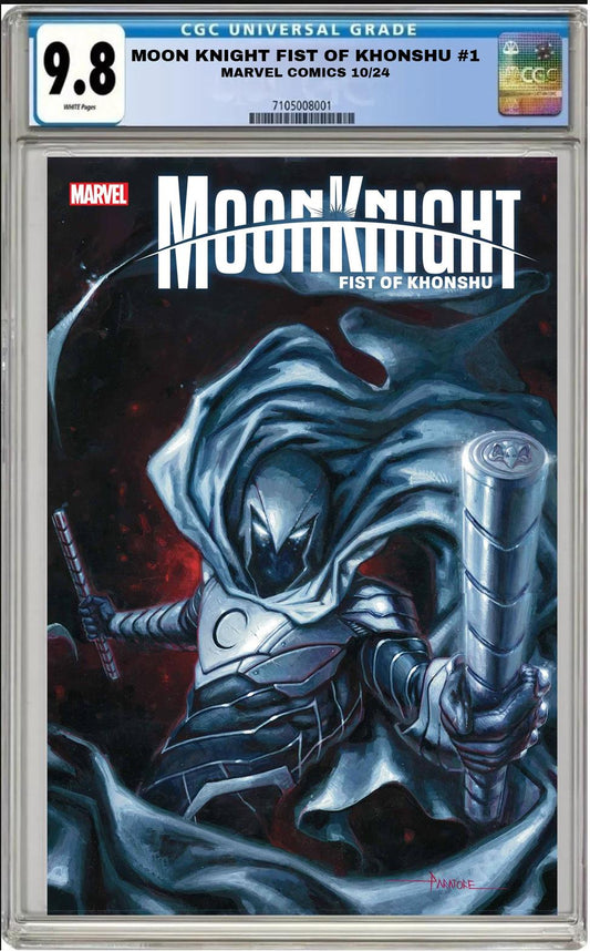 MOON KNIGHT FIST OF KHONSHU #1 MARVEL PARATORE MAIN CVR 2024 CGC 9.8 NM PRESALE