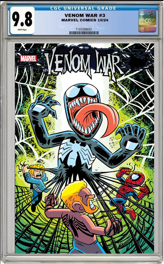 VENOM WAR #3 MARVEL CHRIS GIARRUSSO VARIANT 2024 CGC 9.8 NM PRESALE