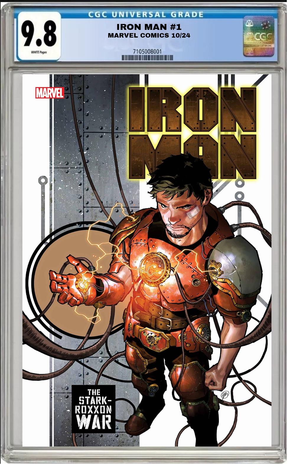 IRON MAN #1 MARVEL YASMINE PUTRI MAIN COVER 2024 CGC 9.8 NM PRESALE