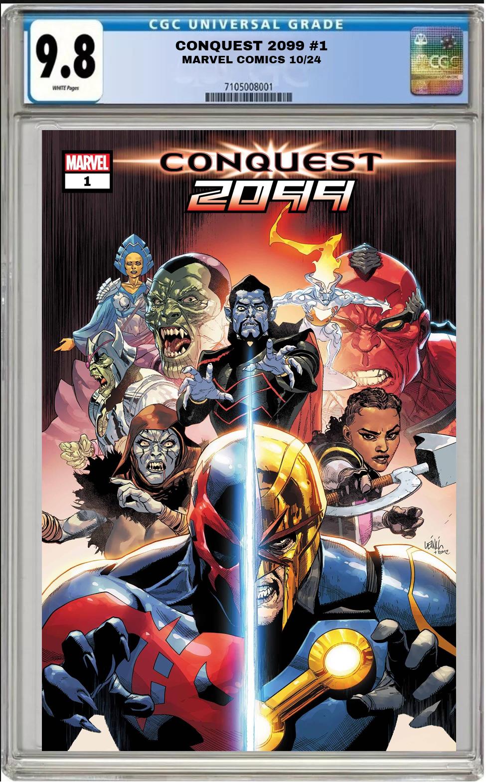 CONQUEST 2099 #1 MARVEL LEINIL YU MAIN COVER 2024 CGC 9.8 NM PRESALE