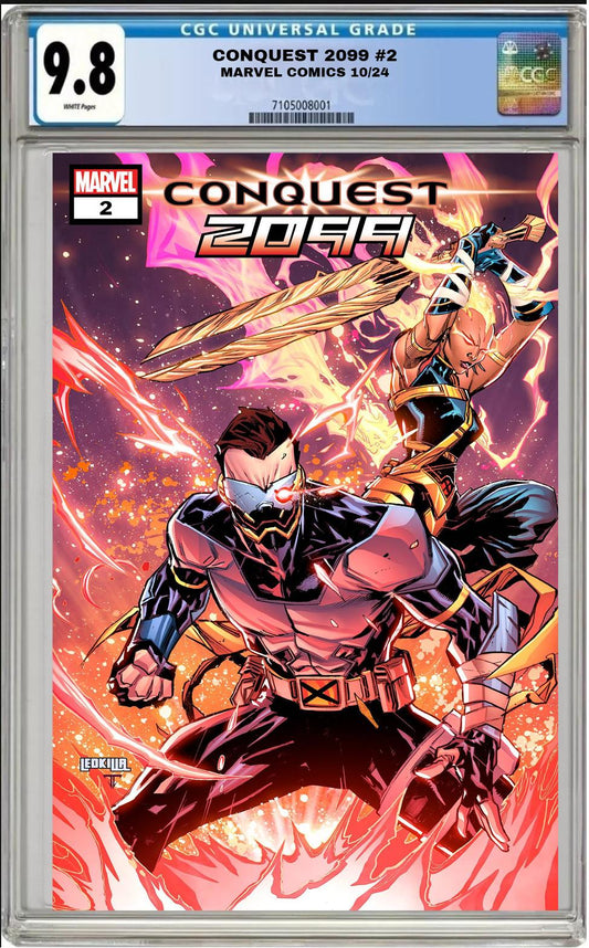 CONQUEST 2099 #2 MARVEL KEN LASHLEY VARIANT 2024 CGC 9.8 NM PRESALE