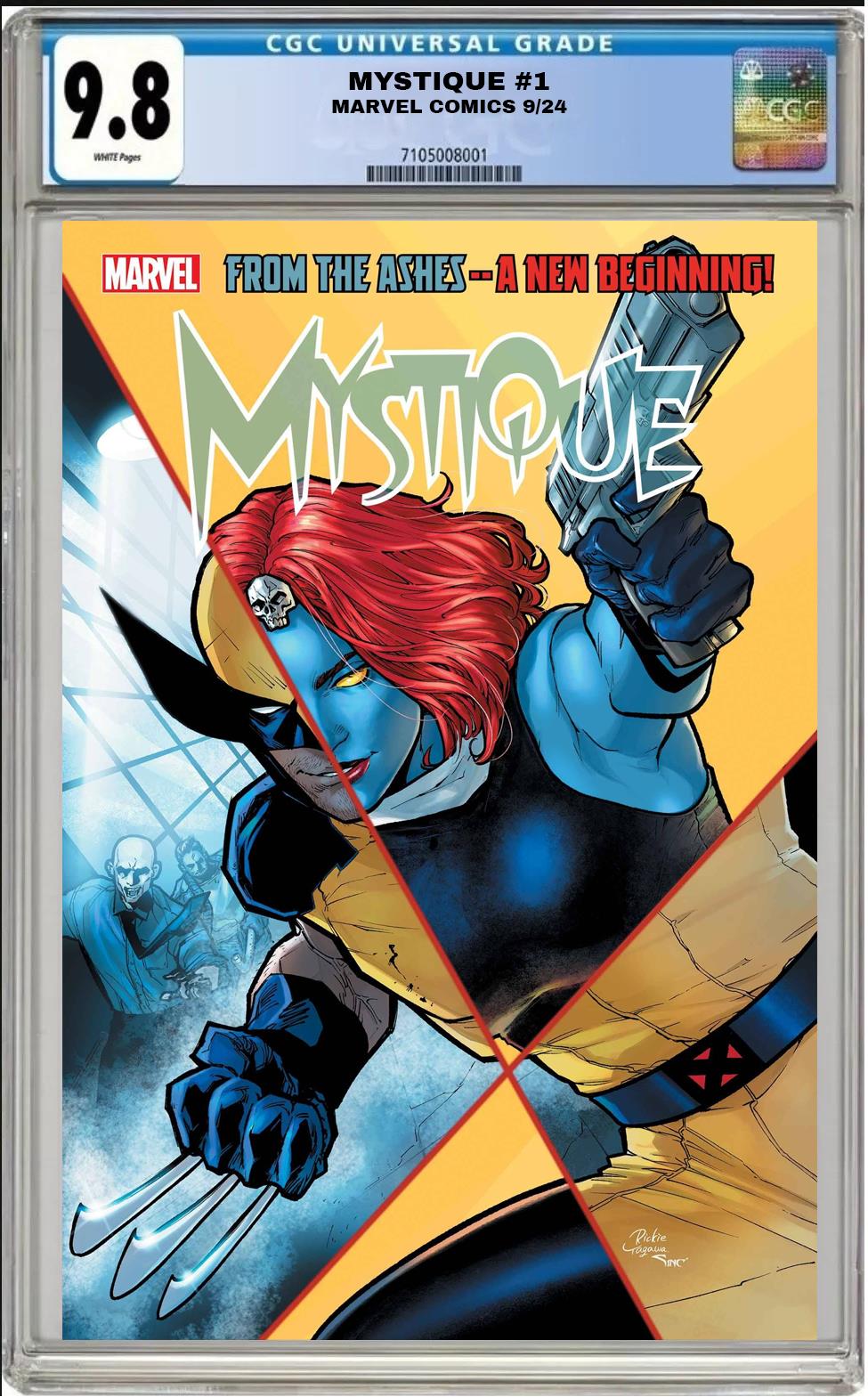 MYSTIQUE #1 MARVEL RICKIE YAGAWA VARIANT 2024 CGC 9.8 NM PRESALE 10/16