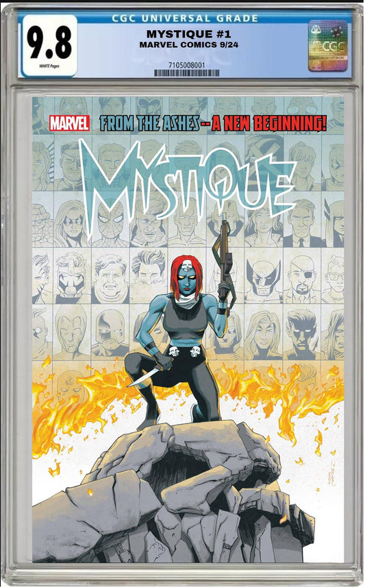 MYSTIQUE #1 MARVEL DECLAN SHELVEY MAIN COVER 2024 CGC 9.8 NM PRESALE 10/16