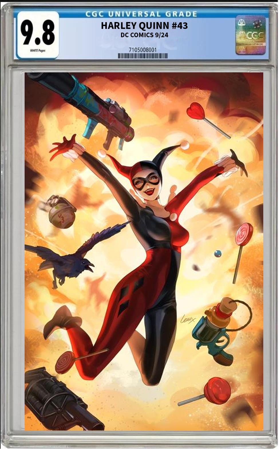 HARLEY QUINN #43 CVR B DC LEIRIX LI VARIANT 2024 CGC 9.8 NM/MT PRESALE 9/25