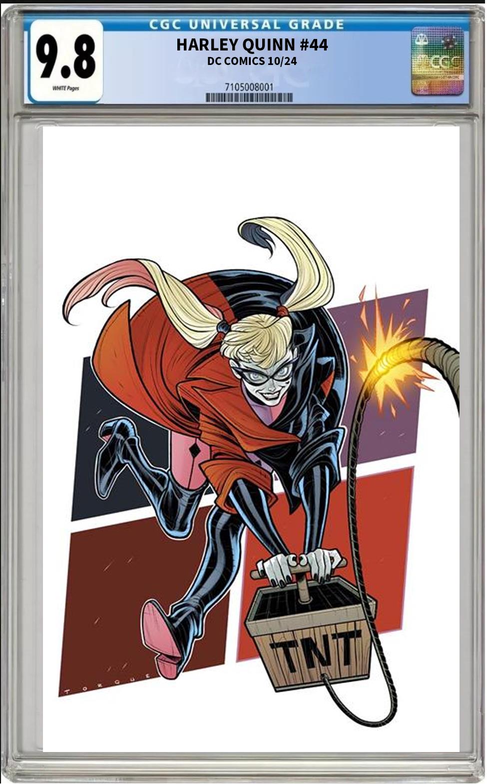 HARLEY QUINN #44 COVER A DC ELIZABETH TORQUE MAIN 2024 CGC 9.8 NM PRESALE 10/23