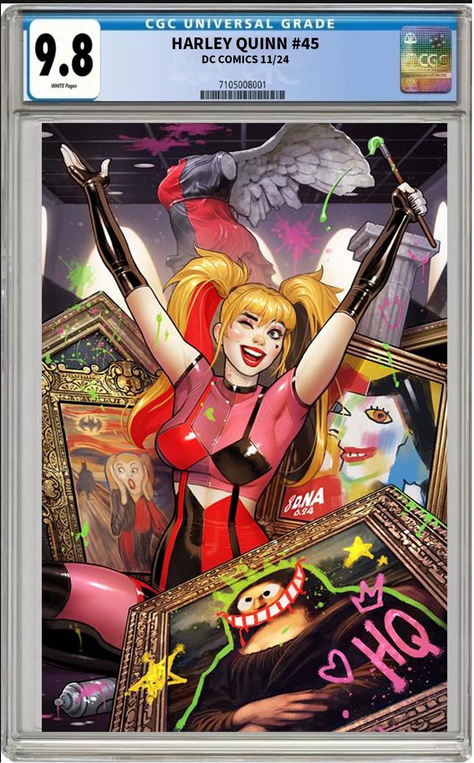 HARLEY QUINN #45 CVR B DC DAVID NAKAYAMA VARIANT 2024 CGC 9.8 NM PRESALE 11/27