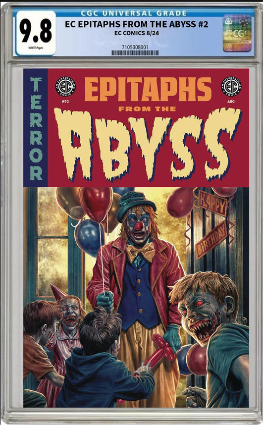 EC EPITAPHS FROM THE ABYSS #2 ONI PRESS BERMEJO CVR A GUARANTEED CGC 9.8 PRESALE