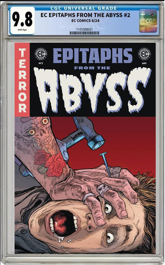 EC EPITAPHS FROM THE ABYSS #2 ONI PRESS CVR B ADAM POLLINA CGC 9.8 NM PRESALE