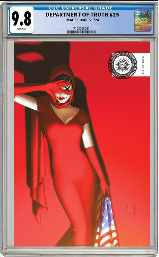 DEPARTMENT OF TRUTH #25 IMAGE 2024 1:25 SCOTT FORBES VARIANT CGC 9.8 NM PRESALE