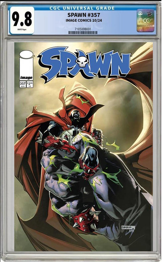 SPAWN #357 CVR B IMAGE 2024 CARLO BARBERI VARIANT CGC 9.8 NM PRESALE 10/2