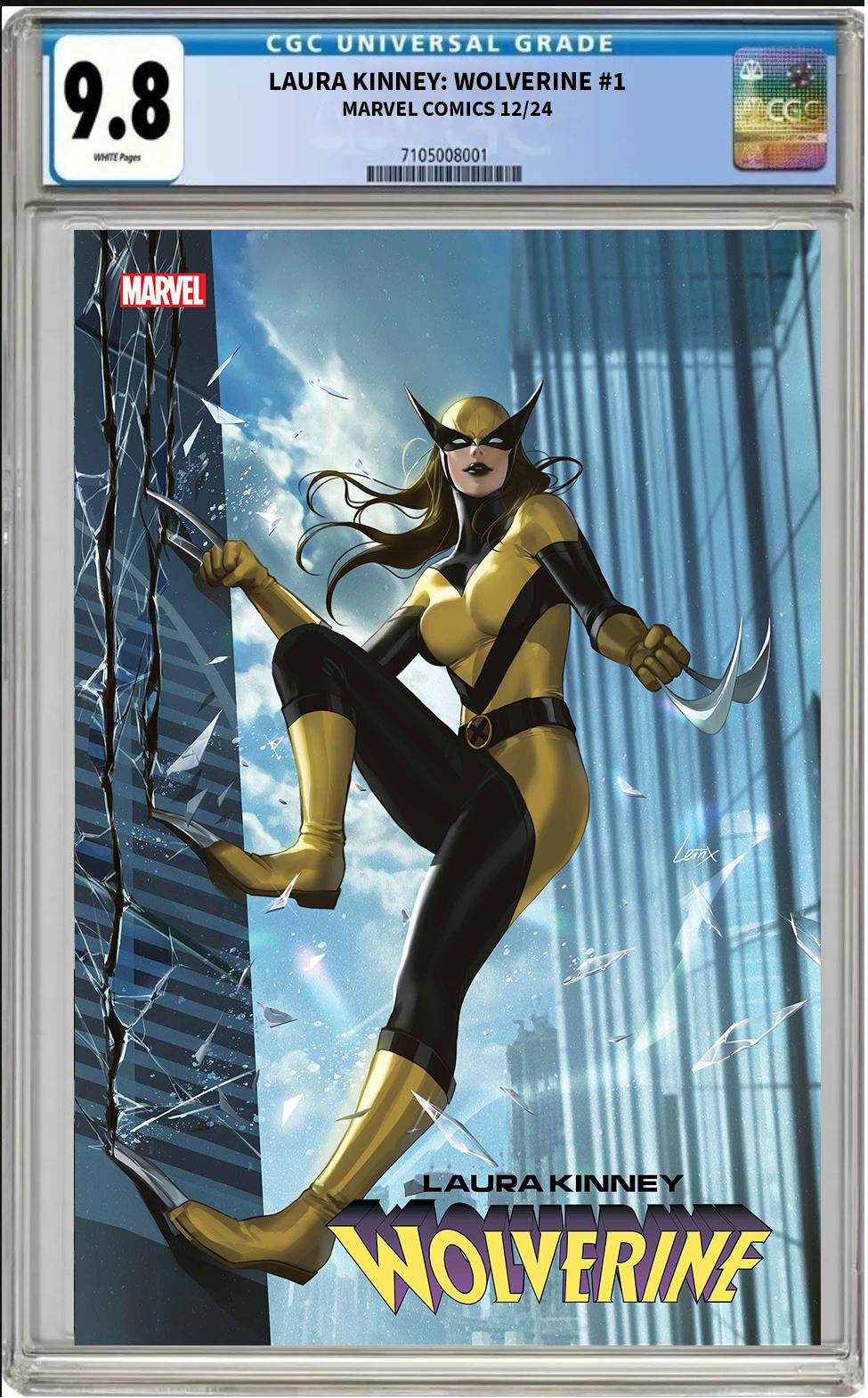 LAURA KINNEY WOLVERINE #1 MARVEL LEIRIX FOIL VARIANT CGC 9.8 NM PRESALE 12/11