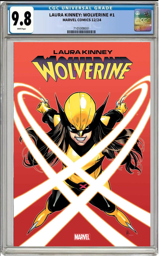 LAURA KINNEY WOLVERINE #1 MARVEL ELENA CASAGRANDE MAIN CGC 9.8 NM PRESALE 12/11