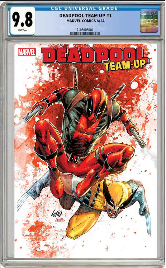 DEADPOOL TEAM-UP #1 MARVEL 2024 ROB LIEFELD VAR CGC 9.8 NM PRESALE