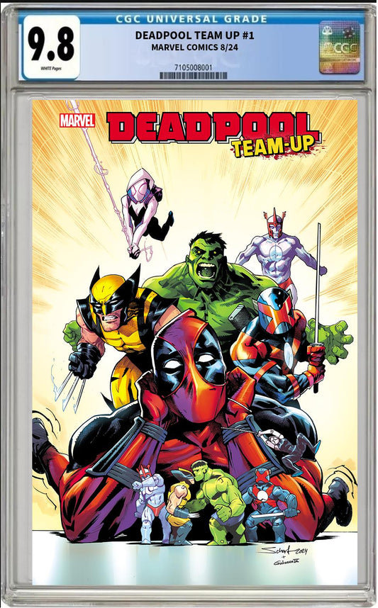 DEADPOOL TEAM-UP #1 MARVEL 2024 1:25 JONAS SCHARF VARIANT CGC 9.8 NM PRESALE