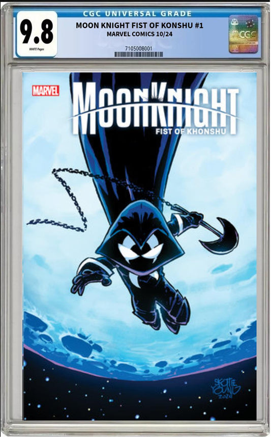 MOON KNIGHT FIST OF KHONSHU #1 MARVEL 2024 SKOTTIE YOUNG VARIANT CGC 9.8 PRESALE