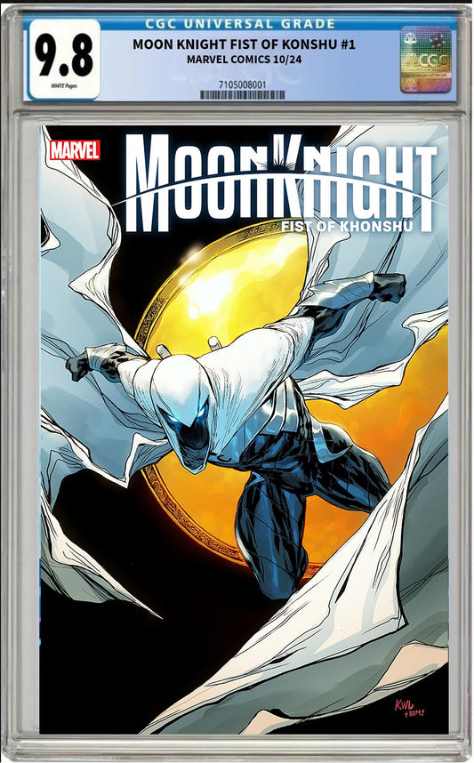 MOON KNIGHT FIST OF KHONSHU #1 MARVEL 2024 KEN LASHLEY VARIANT CGC 9.8 PRESALE