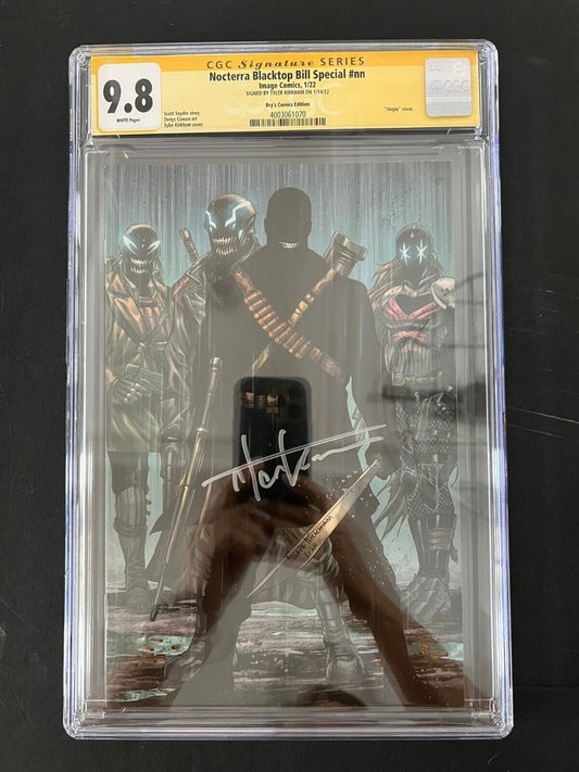 NOCTERRA: BLACK TOP BILL SPECIAL #1 IMAGE CGC 9.8 SIGNED KIRKHAM VIRGIN VARIANT