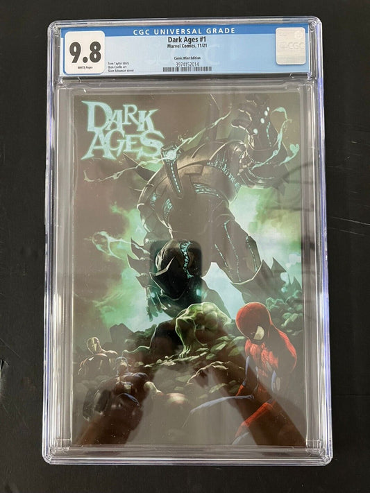 DARK AGES #1 MARVEL SKAN SRISUWAN TRADE DRESS VARIANT CGC 9.8 NM 1ST UNMAKER APP