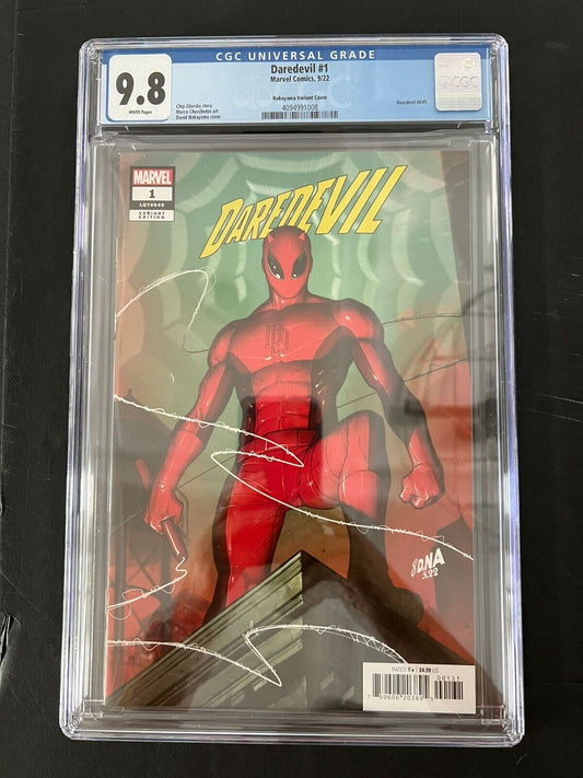 Daredevil #1C MARVEL 2022 David Nakayama Spider-Devil Variant CGC 9.8 NM/MT