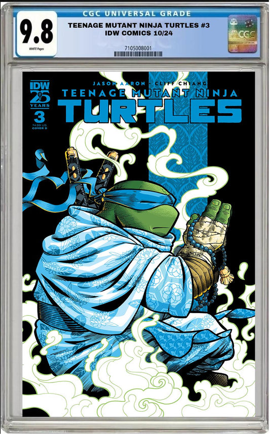 TEENAGE MUTANT NINJA TURTLES #3D IDW J GONZO VARIANT 2024 CGC 9.8 PRESALE