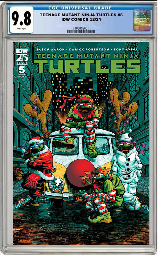 TEENAGE MUTANT NINJA TURTLES #5D IDW J GONZO VARIANT 2024 CGC 9.8 PRESALE