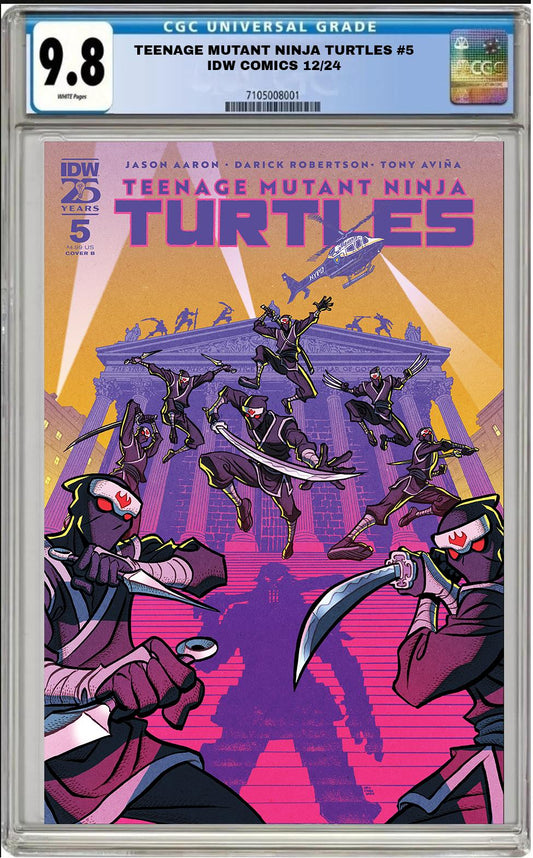 TEENAGE MUTANT NINJA TURTLES #5B IDW AFU CHAN VARIANT 2024 CGC 9.8 PRESALE