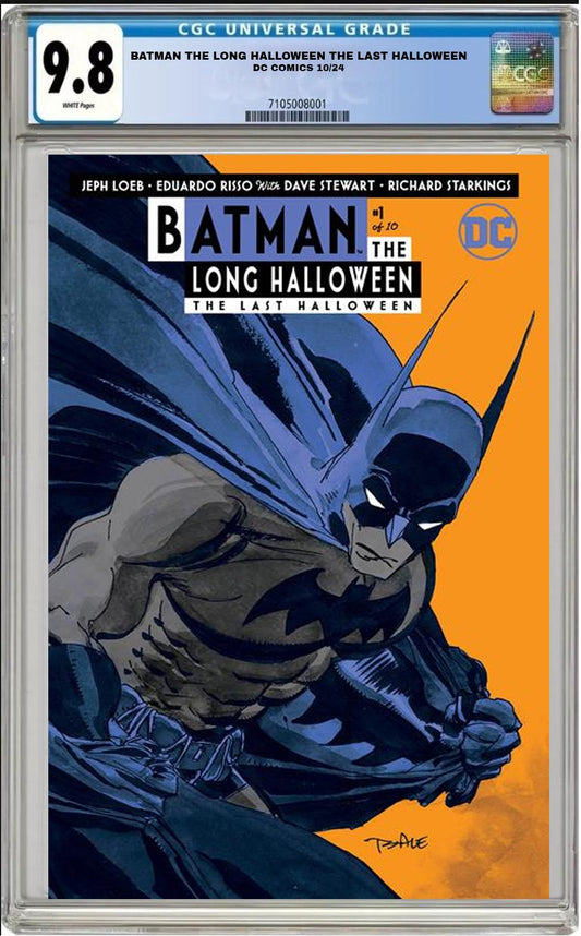 BATMAN THE LONG HALLOWEEN THE LAST HALLOWEEN 1 DC CVR A TIM SALE CGC 9.8 PRESALE