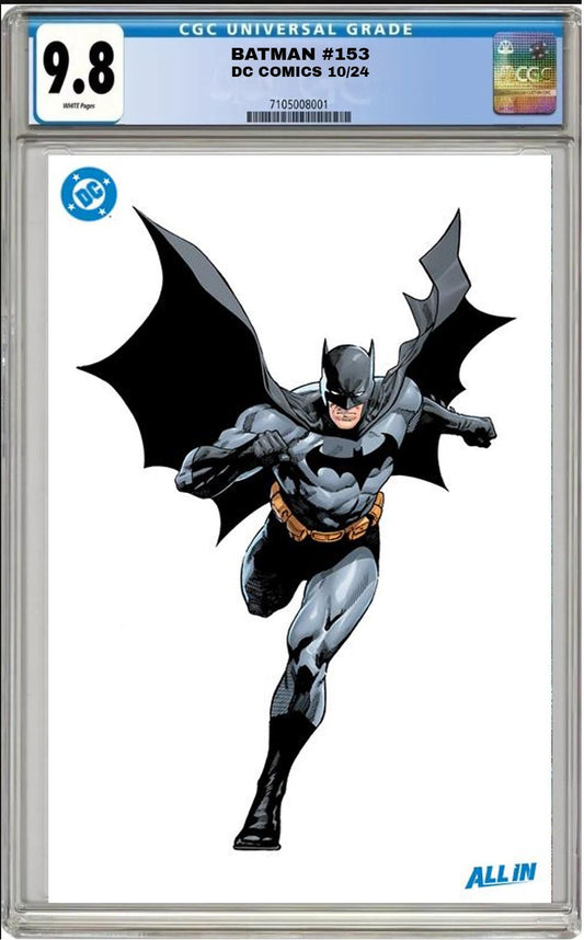 BATMAN #153 DC 2024 DANIEL SAMPERE ALL IN FOIL VARIANT CGC 9.8 NM PRESALE 10/2