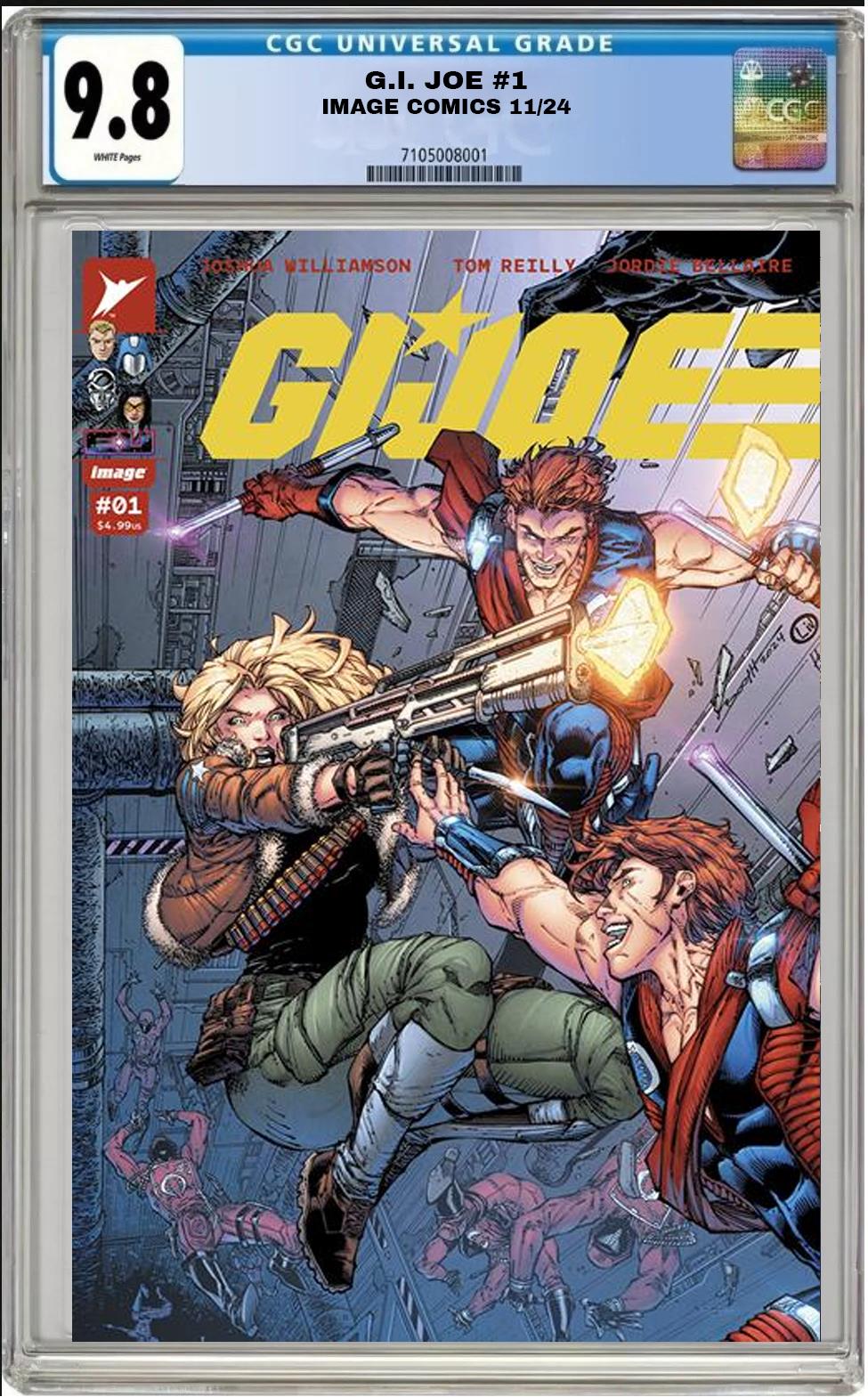 GI JOE #1 IMAGE 2024 CVR C BRETT BOOTH & LIVES VARIANT CGC 9.8 NM PRESALE 11/13