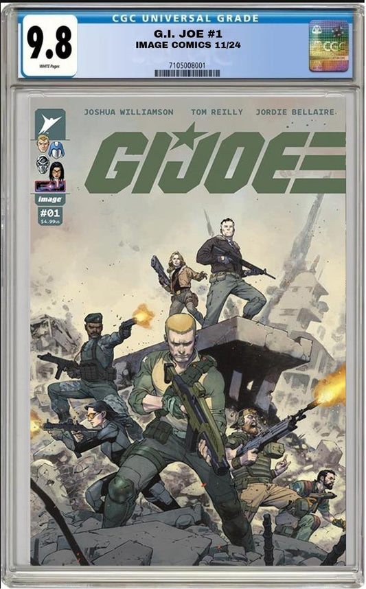 GI JOE #1 IMAGE 2024 CVR B JEROME OPENA & STEWART VARIANT CGC 9.8 PRESALE 11/13