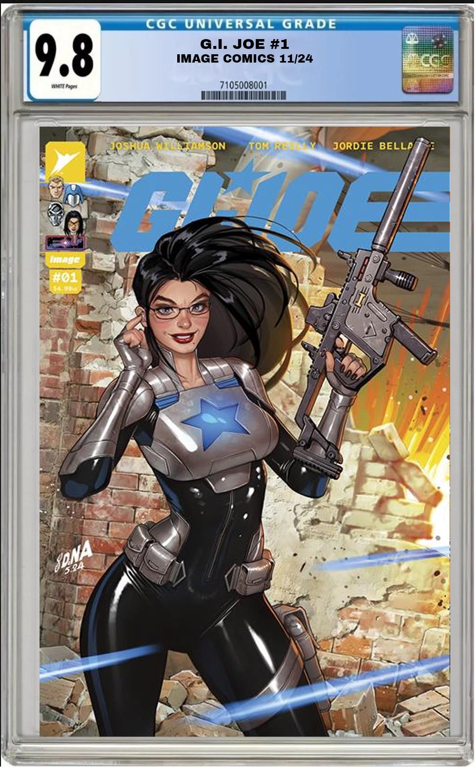 GI JOE #1 IMAGE 2024 CVR H 1:10 DAVID NAKAYAMA VARIANT CGC 9.8 NM PRESALE 11/13