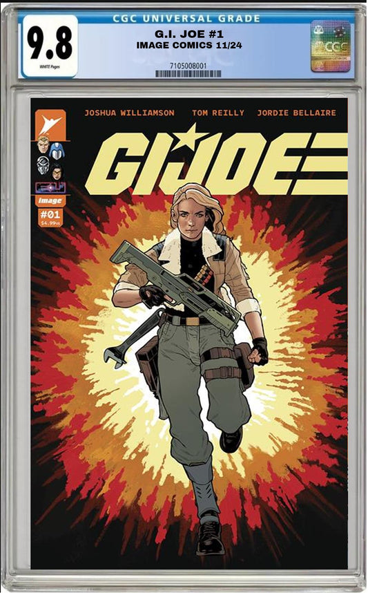 GI JOE #1 IMAGE COMICS 2024 CVR I 1:25 JEFF SPOKES VARIANT CGC 9.8 PRESALE 11/13