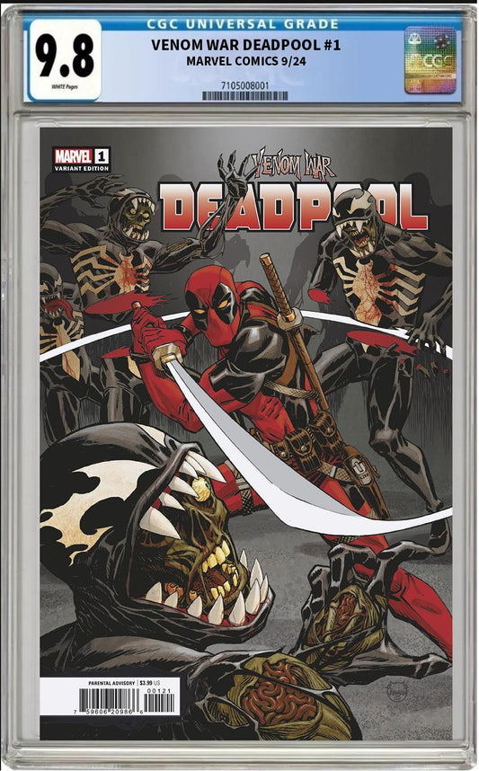 VENOM WAR: DEADPOOL #1 MARVEL 2024 DAVE JOHNSON VARIANT CGC 9.8 PRESALE NM 9/19