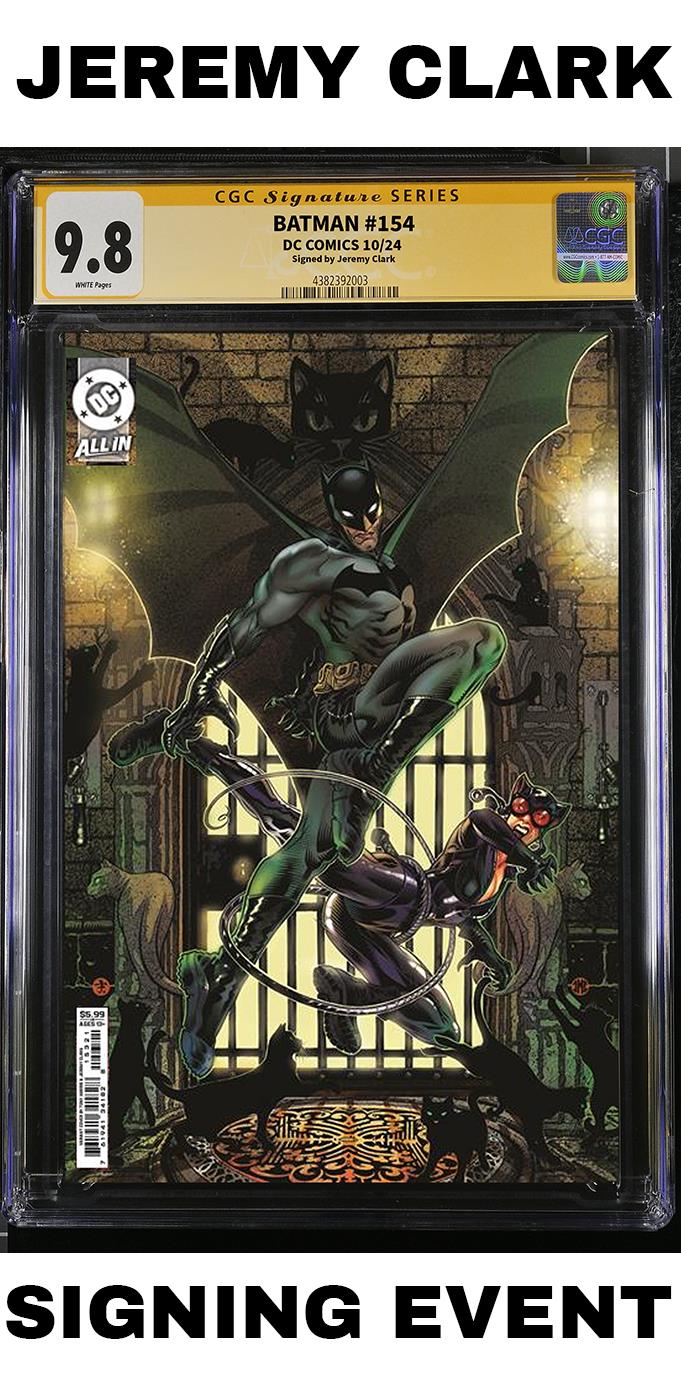 BATMAN #154 DC TONY HARRIS & JEREMY CLARK VARIANT CGC/RAW 9.8 NM SIGNED PRESALE