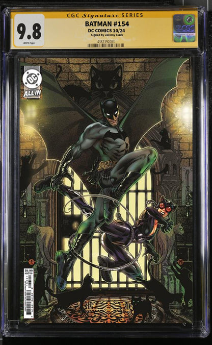 BATMAN #154 DC TONY HARRIS & JEREMY CLARK VARIANT CGC/RAW 9.8 NM SIGNED PRESALE