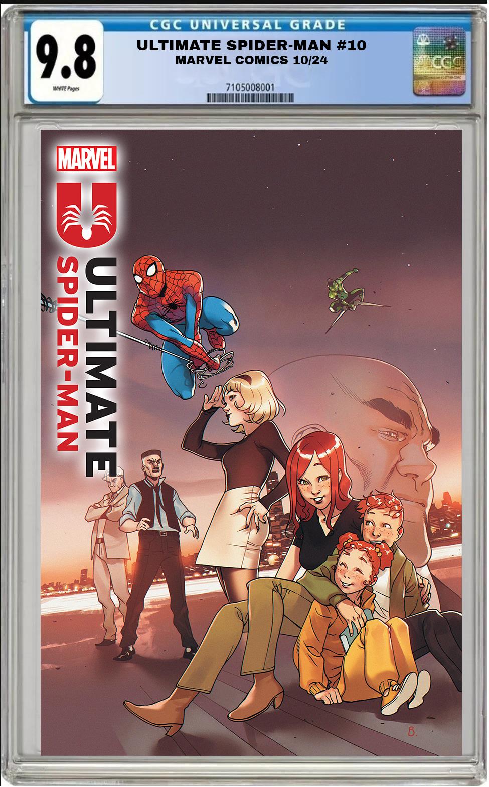 ULTIMATE SPIDER-MAN #10 MARVEL BENGAL VARIANT CGC 9.8 NM PRESALE 10/16