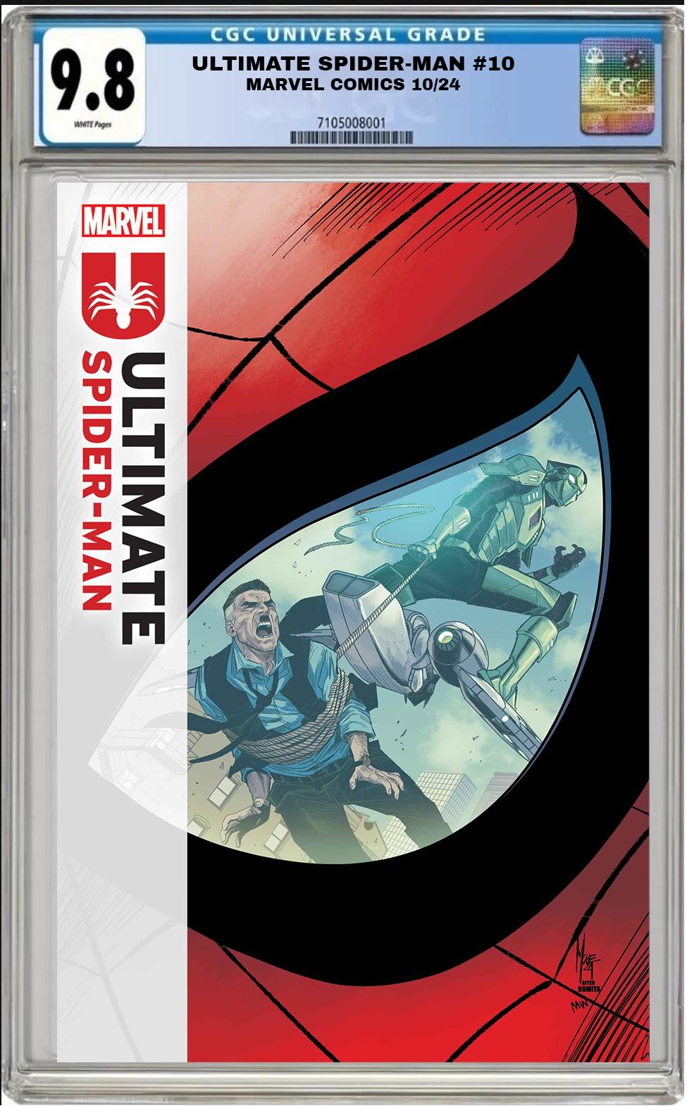 ULTIMATE SPIDER-MAN #10 MARVEL MAIN COVER MARCO CHECCHETTO CGC 9.8 PRESALE 10/16