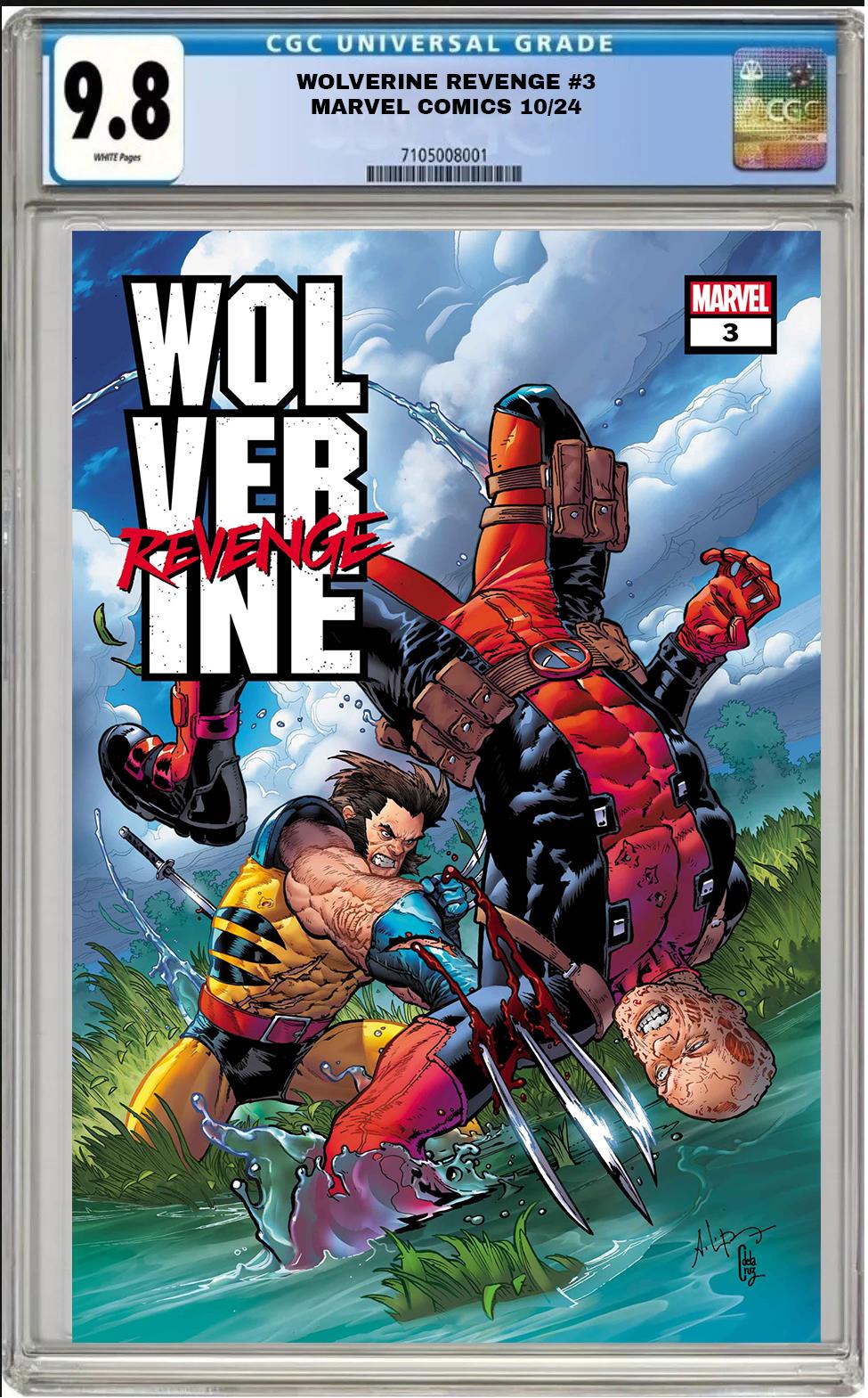 WOLVERINE REVENGE #3 MARVEL ANDREI BRESSAN VARIANT CGC 9.8 NM PRESALE 10/30