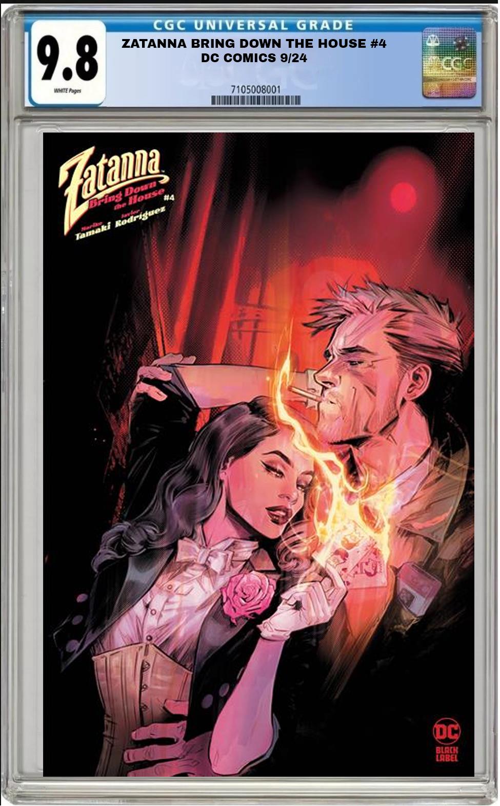 ZATANNA BRING DOWN THE HOUSE #4 DC JOELLE JONES VARIANT CGC 9.8 NM PRESALE 9/25