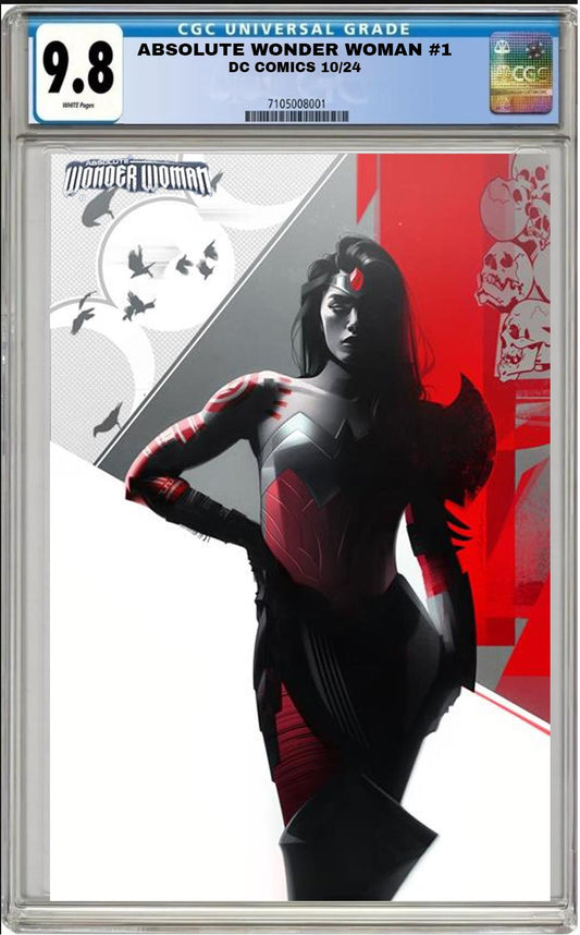 ABSOLUTE WONDER WOMAN #1 DC JEFF DEKAL VARIANT CGC 9.8 NM PRESALE 10/23