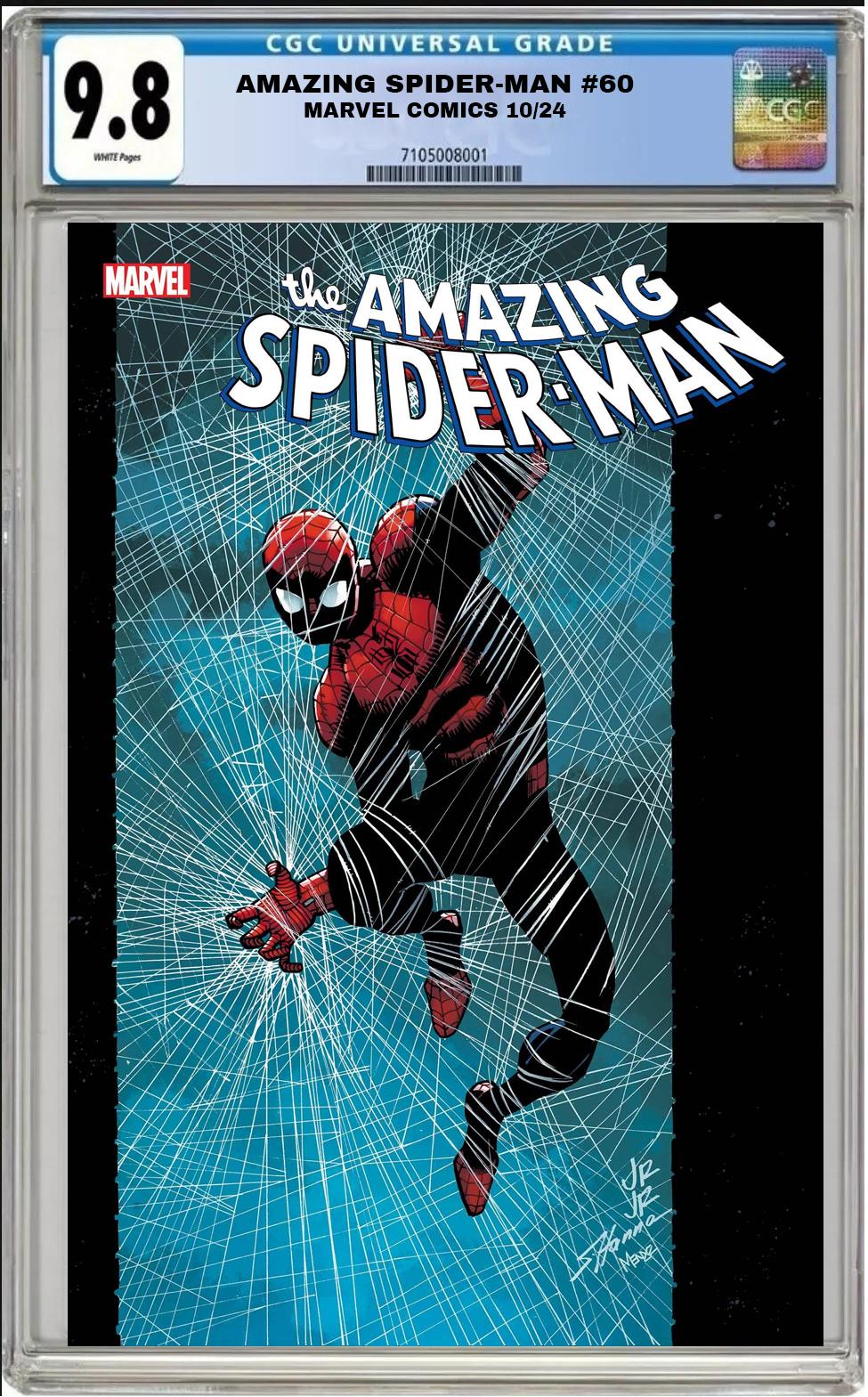 AMAZING SPIDER-MAN #60 MARVEL JOHN ROMITA JR MAIN COVER CGC 9.8 NM PRESALE 10/31