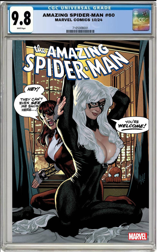 AMAZING SPIDER-MAN #60 MARVEL ADAM HUGHES VARIANT CGC 9.8 NM PRESALE 10/31