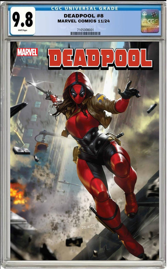 DEADPOOL #8 MARVEL 2024 DERRICK CHEW VARIANT CGC 9.8 NM PRESALE 11/13