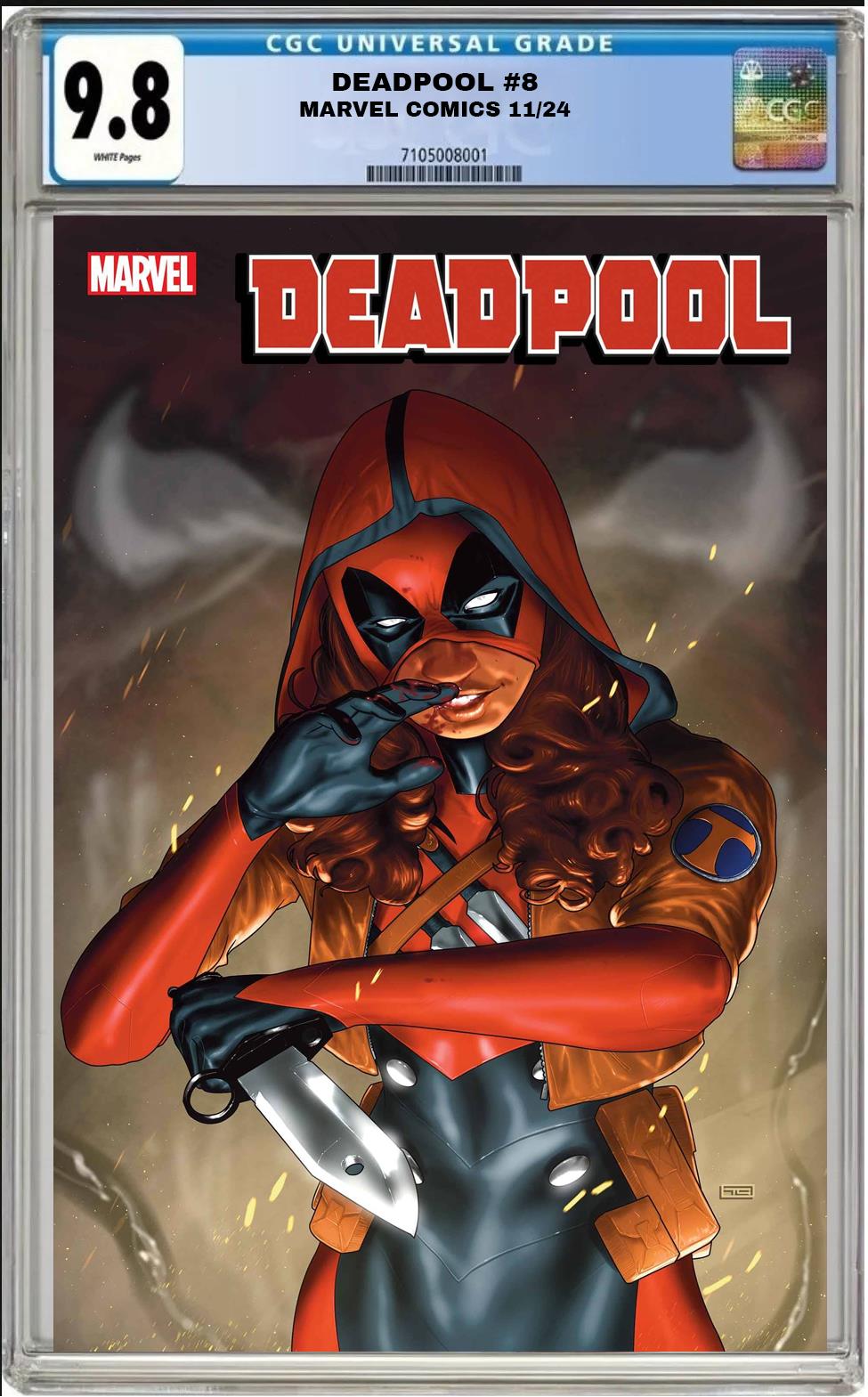 DEADPOOL #8 MARVEL 2024 TAURIN CLARKE MAIN COVER CGC 9.8 NM PRESALE 11/13