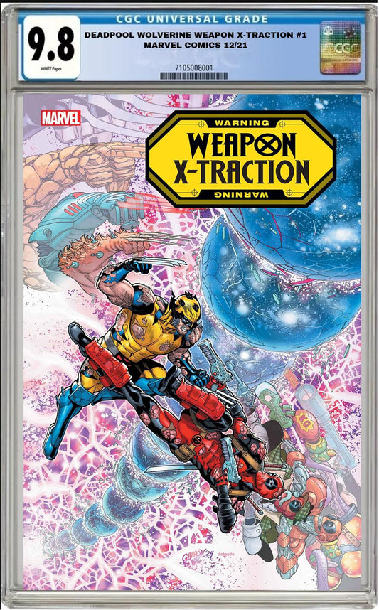 DEADPOOL WOLVERINE WEAPON X-TRACTION #1 MARVEL GARRON MAIN CGC 9.8 PRESALE 12/4