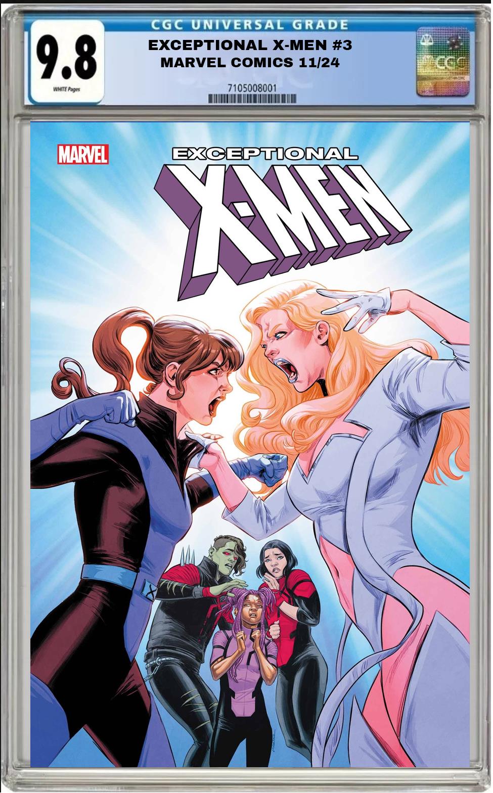 EXCEPTIONAL X-MEN #3 MARVEL CARMEN CARNERO MAIN COVER CGC 9.8 NM PRESALE 11/21